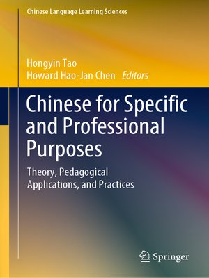 cover image of Chinese for Specific and Professional Purposes